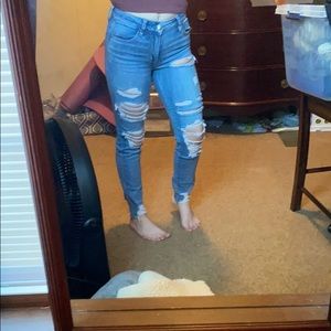Women’s American eagle high rise jeggings size 0